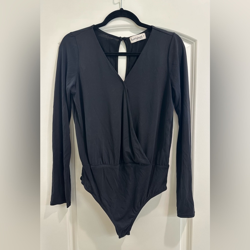 B. Original Large Black Longsleeve Bodysuit